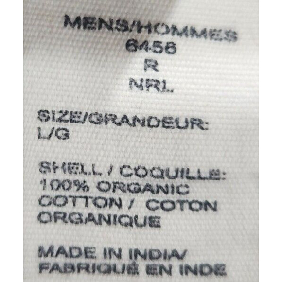 Woolrich Mens Large Long Sleeve Button Down Blue Plaid 100% Organic Cotton Shirt - Picture 7 of 7